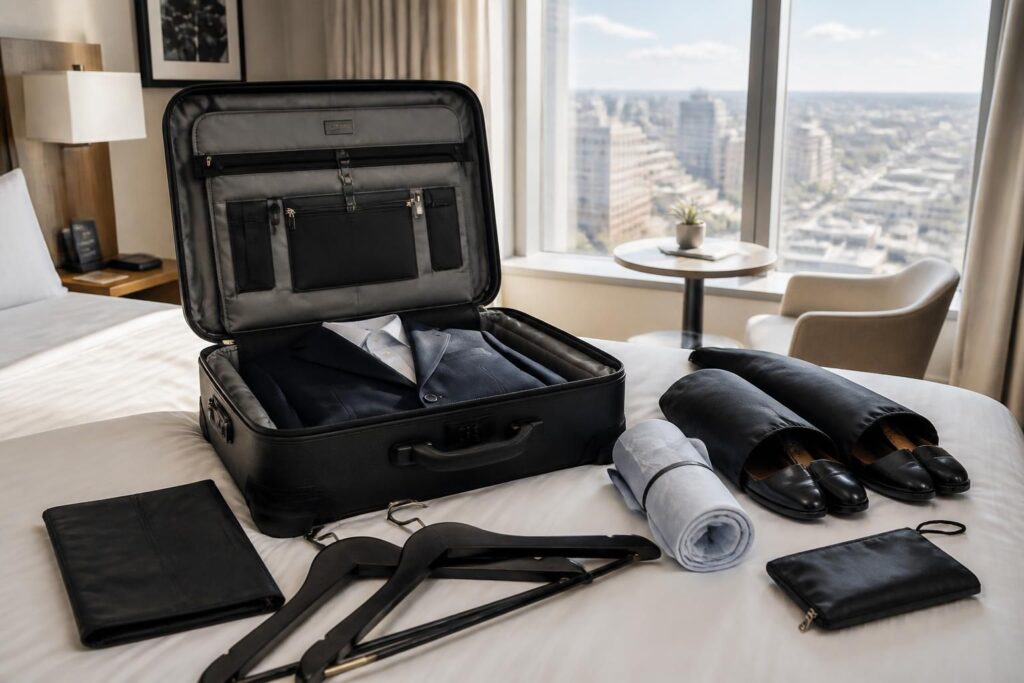 découvrez comment choisir la valise idéale pour transporter un costume en voyage, afin d'éviter les plis et garder votre tenue impeccable.