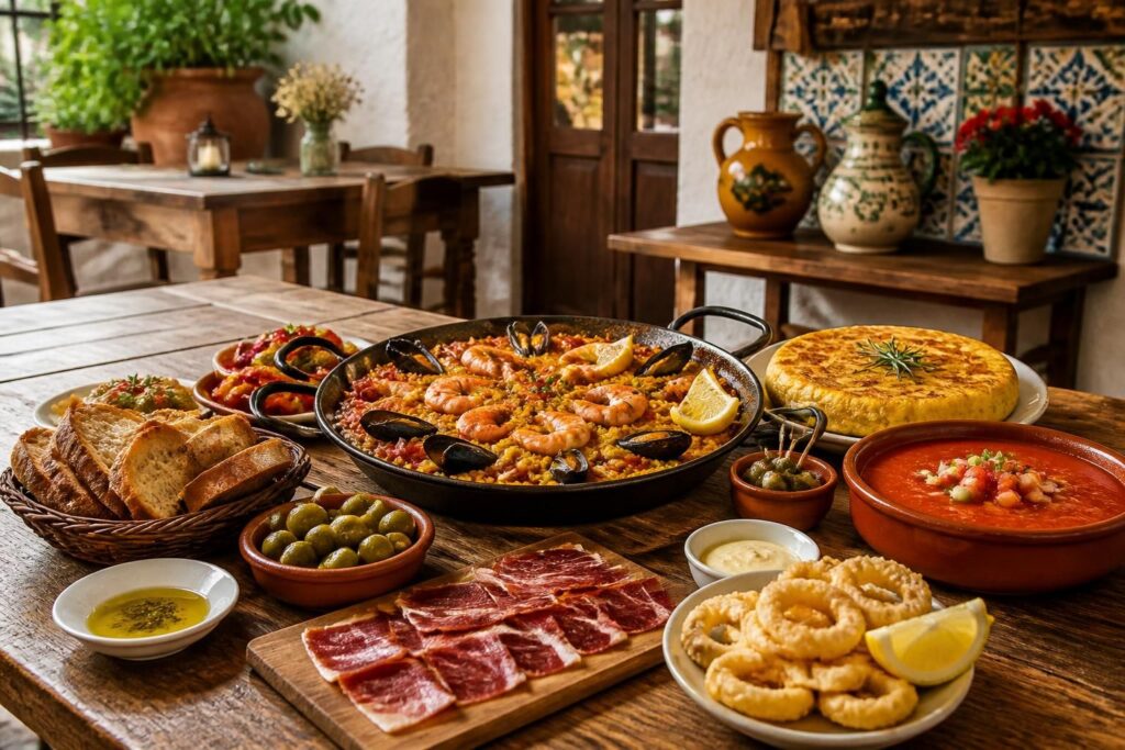 découvrez les spécialités espagnoles incontournables avec notre guide des plats traditionnels à goûter absolument lors de votre voyage en espagne.