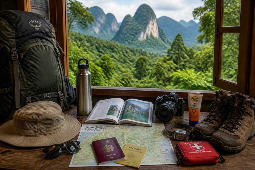 découvrez comment bien préparer votre excursion à khao sok avec notre guide complet sur les formalités à accomplir et l'équipement essentiel à emporter pour une aventure réussie.
